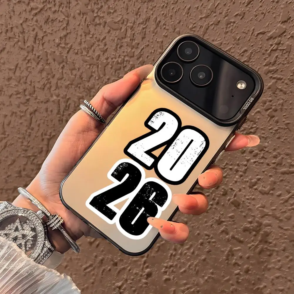 أحدث 2026 أرقام قضية الهاتف آيفون 17 16 15 14 13 12 11 برو ماكس الهواء ماتي ليزر أورورا للصدمات فوندا #1