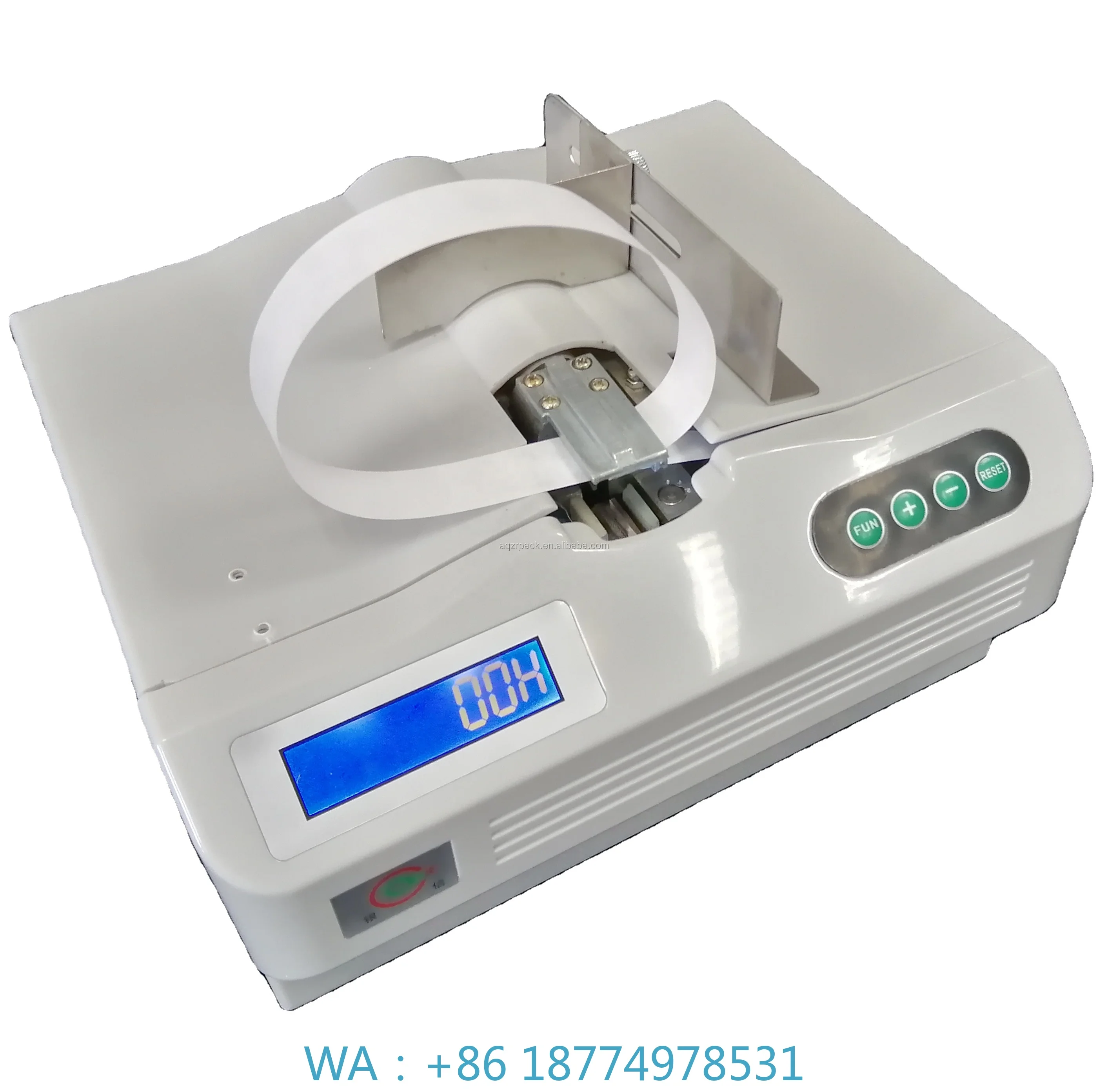 

Машина для обвязки бумаги/банкнот/готівки/валюты Маленькая машина для обвязки бумаги