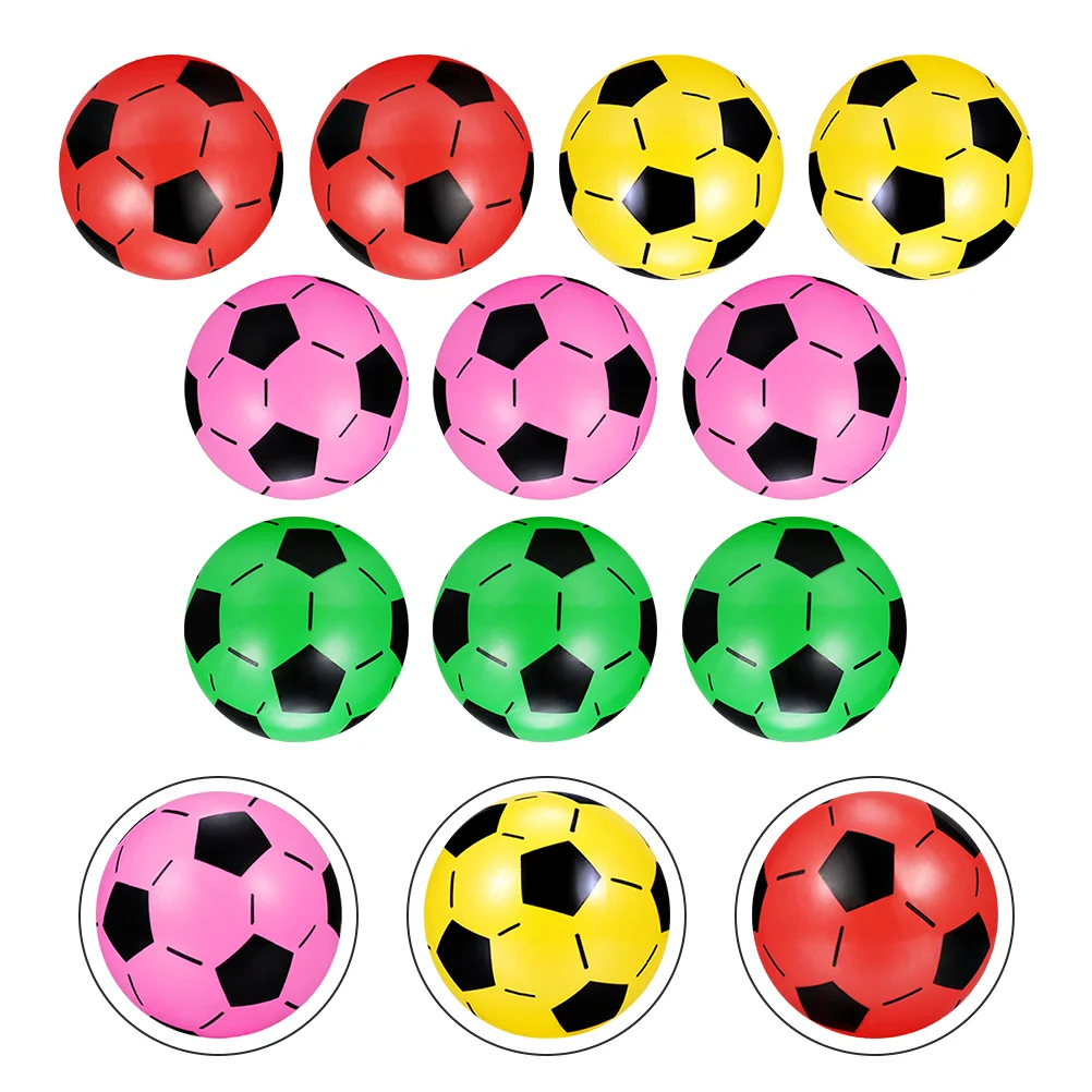 

10 Pcs Inflatable Ball Children Footballs Toys Kids Party Summer Camping Soccer Game Plastic Swimming Pool Baby