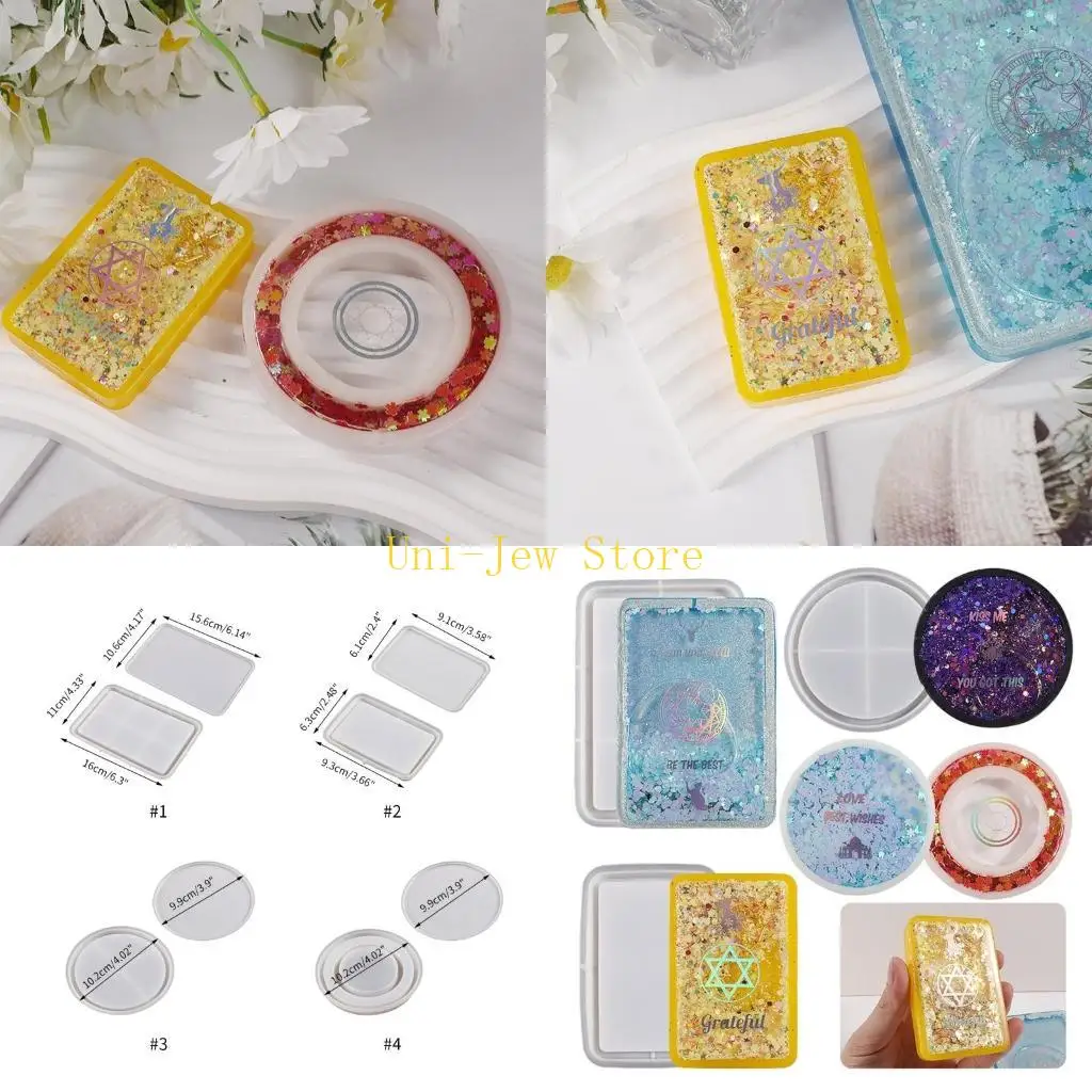 

40 ГБ фоторамки эпоксидной смолы Геометрическая плесени ыпок и подвесной кристаллиликоновые плесени