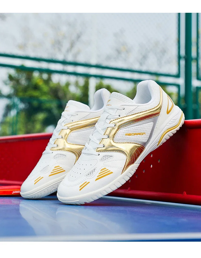 Neue Tischtennisschuhe für Herren und Damen, Leichtgewichtig, für Innen- und Außentraining, Komfortabel und Atmungsaktiv, Marken-Sneakers – Detail 16