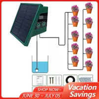 Solar Irrigation System Timed Automatic Drip Irrigation Device for Garden Balcony Plants Potted DIY Automatic Watering Kit