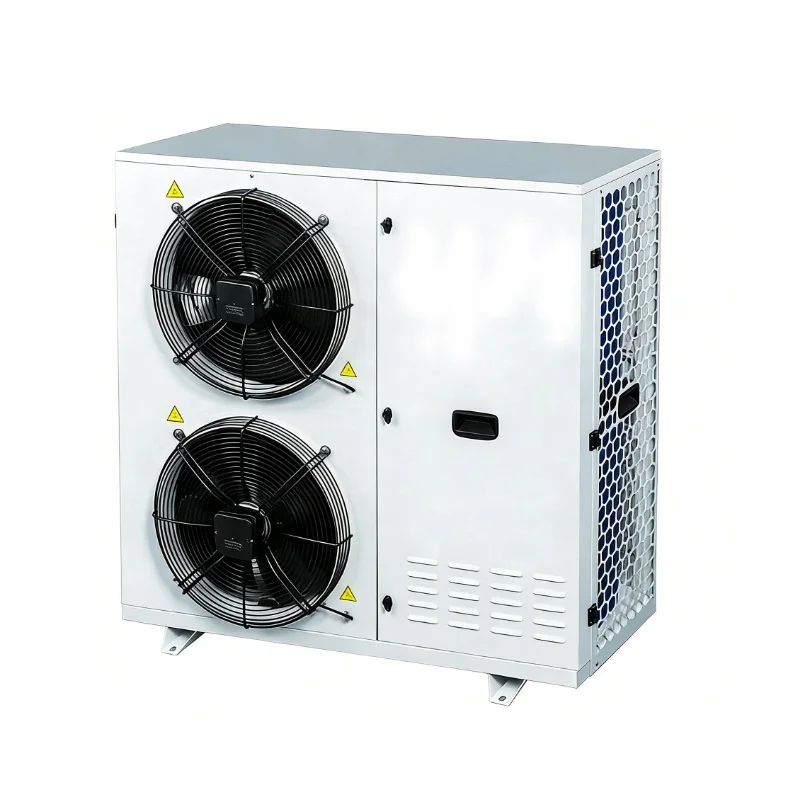 Original 3HP Copeland Scroll Compressor LDB03FHVCE 380V R404A Cold Storage Condensing Units 9.1KW Capacity for -40-0 Red