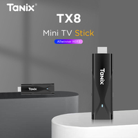 Newest TANIX TX8 Smart TV Box Android 10 TVSTICK Allwinner H313 2GB 16GB 2.4G WIFI MINI TV Dongle 4K