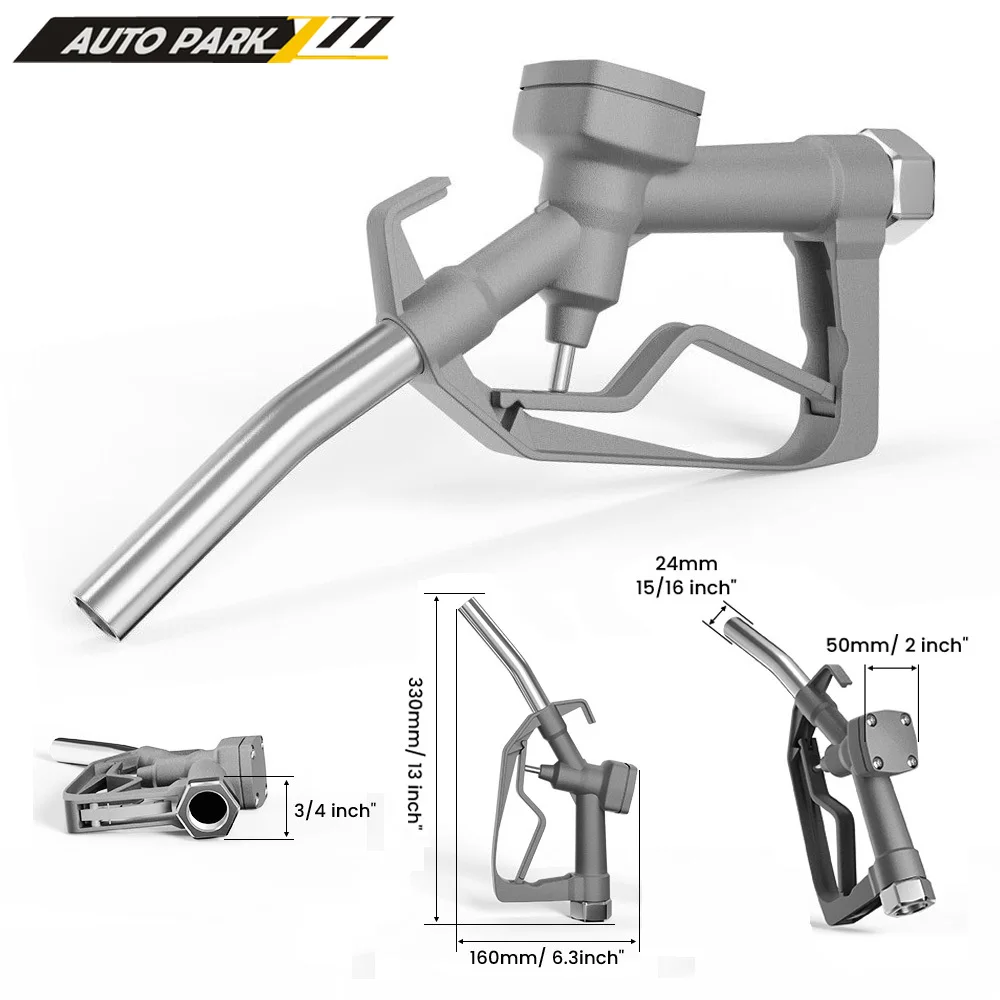 

3/4" Manual Fuel Oil Dispenser Diesel refueling Gun With Nozzle Aluminum Alloy