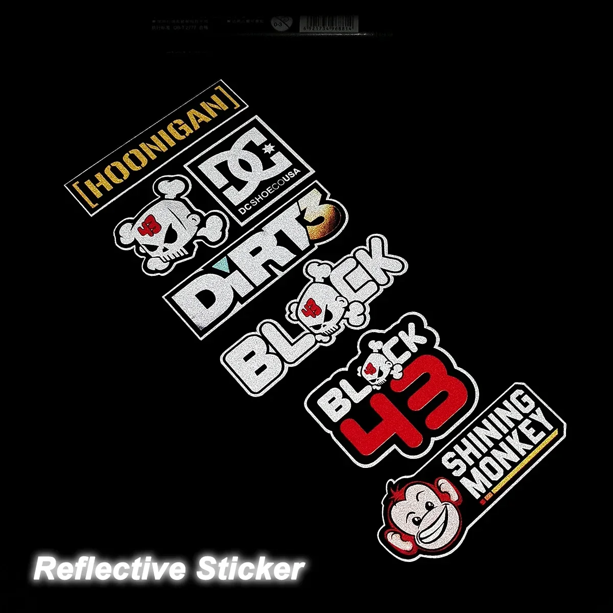 عاكس دراجة نارية الجانب قطاع خوذة الدراجة البخارية ملصقات تصفيف السيارة ملصق حائط من الفينيل اكسسوارات لياماها MT07 هوندا كاواساكي Z900 #4