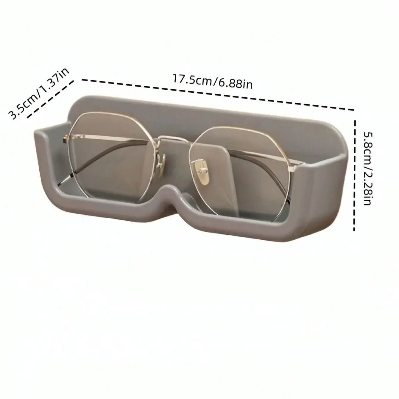1pc Wall Mounted Acrylic Glasses Storage Box , Suitable For Bedroom Living Room Study School Dormitory, Eyeglass Store Display.