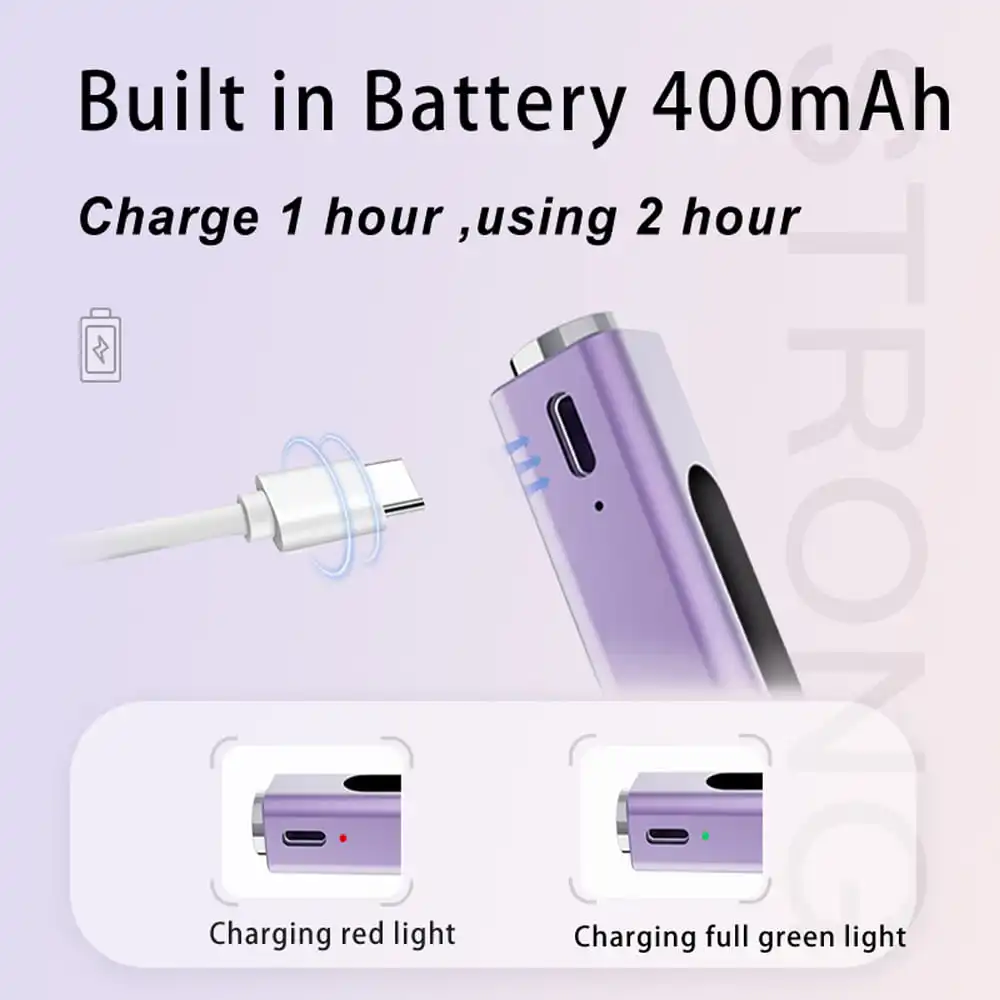 3 w 1 UV LED Lampa do paznokci Mini ręczna lampa UV do manicure Przenośna metalowa suszarka do paznokci Lampa stojąca z magnesem na paznokcie Cat Eye