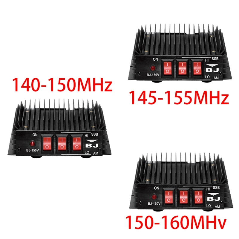 BJ-150V VHF Walkie Talkie Power Amplifier 2.5-5W FM/40-50W FM 136-174Mhz For MINI CB Radio Signal Amplify Durable (145-155Mhz)