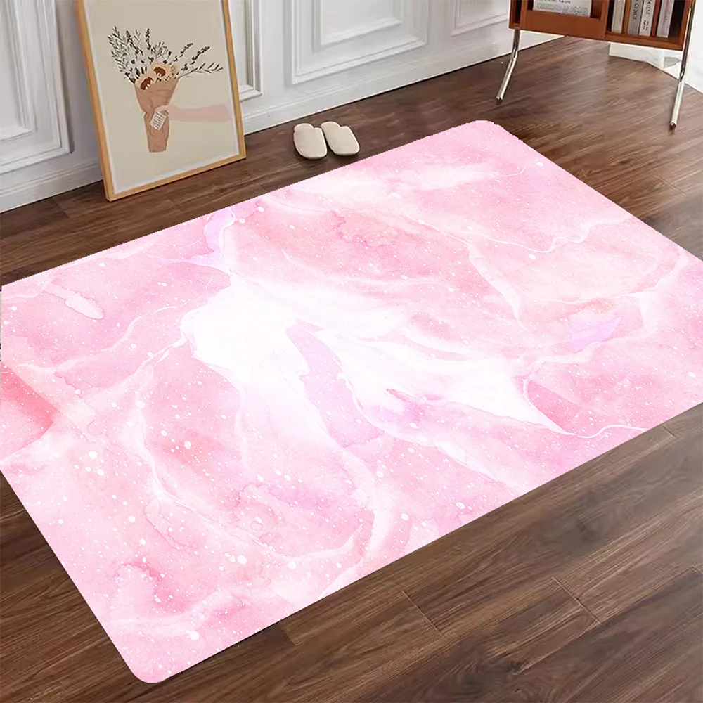 Color Art Living Room Diatom Mud Absorbent Pad Bathroom Anti-slip Mat Simlpe Toilet Floor Mat Soft Diatomite Bathroom Carpet