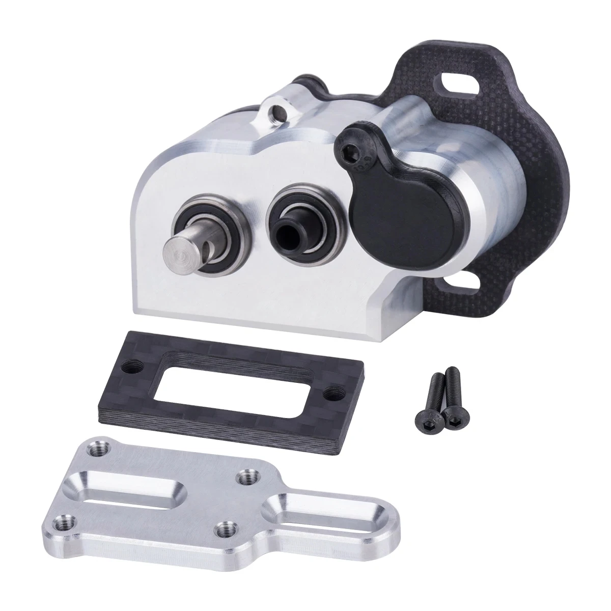 48Pitch UltralightPortal  Gearbox 3-Speed Aluminum Transfer Case for 1/10 LCG Chassis Cheater Rigs Capra SCX10 III AR45 Axle - view 6