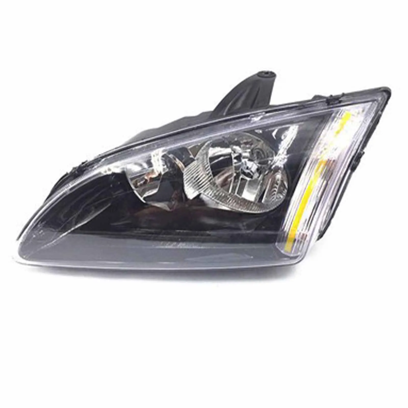 مجموعة مصابيح أمامية لسيارة فورد فوكس 2005-2008-شعاع عالي/منخفض + إشارات الانعطاف + ضوء الجري الليلي ملحقات السيارة