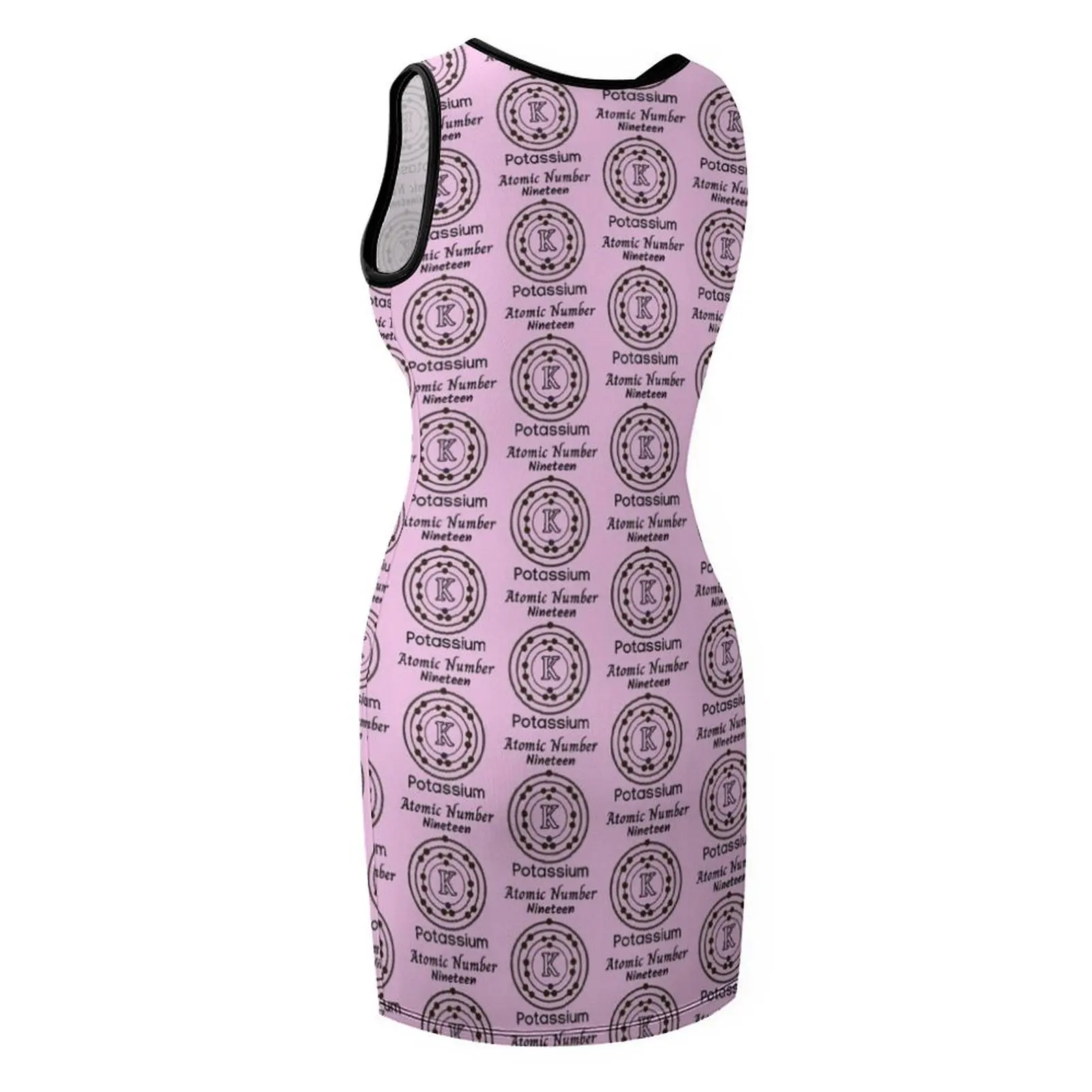 الذرية رقم 19 البوتاسيوم علوم الكيمياء المعلم طالب بلا أكمام فستان الشمس مساء فستان ملابس النساء للنساء