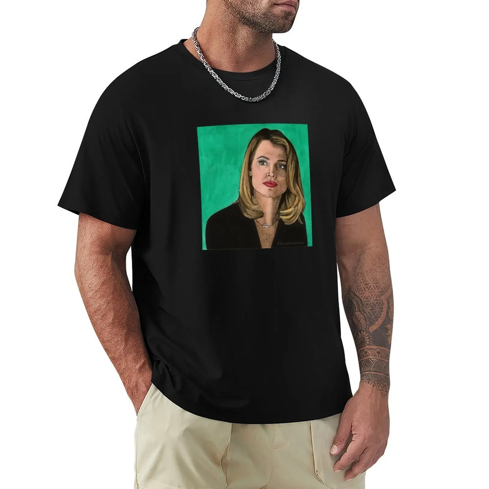

Blood Money - Lilah Morgan - Angel T-Shirt valentines clothes Short sleeve tee mens graphic t-shirts hip hop
