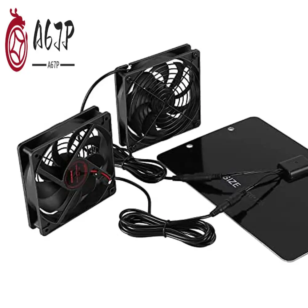 a67p-ソーラーパネルファンキット、10w-12vソーラーパワーファン屋外防水、ポータブル換気扇排気ファン、長さ2mのケーブル付き
