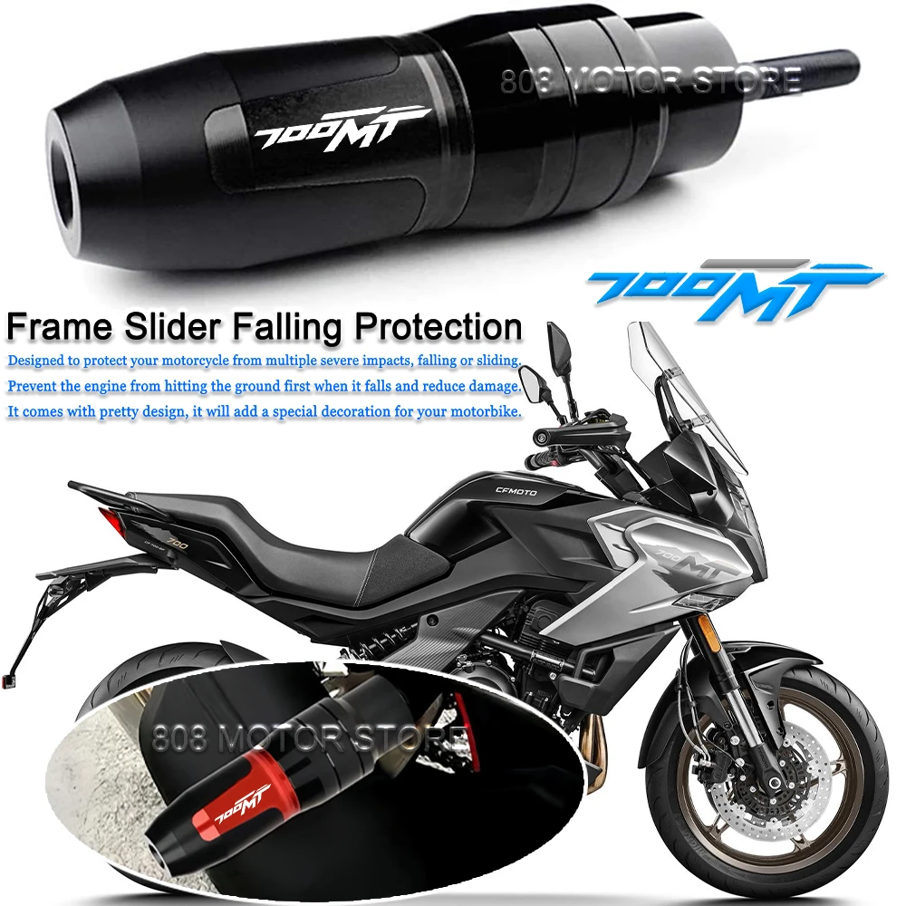 

For CFMOTO 700MT 700mt Motorcycle CNC Accessoires Falling protection Exhaust Slider Crash