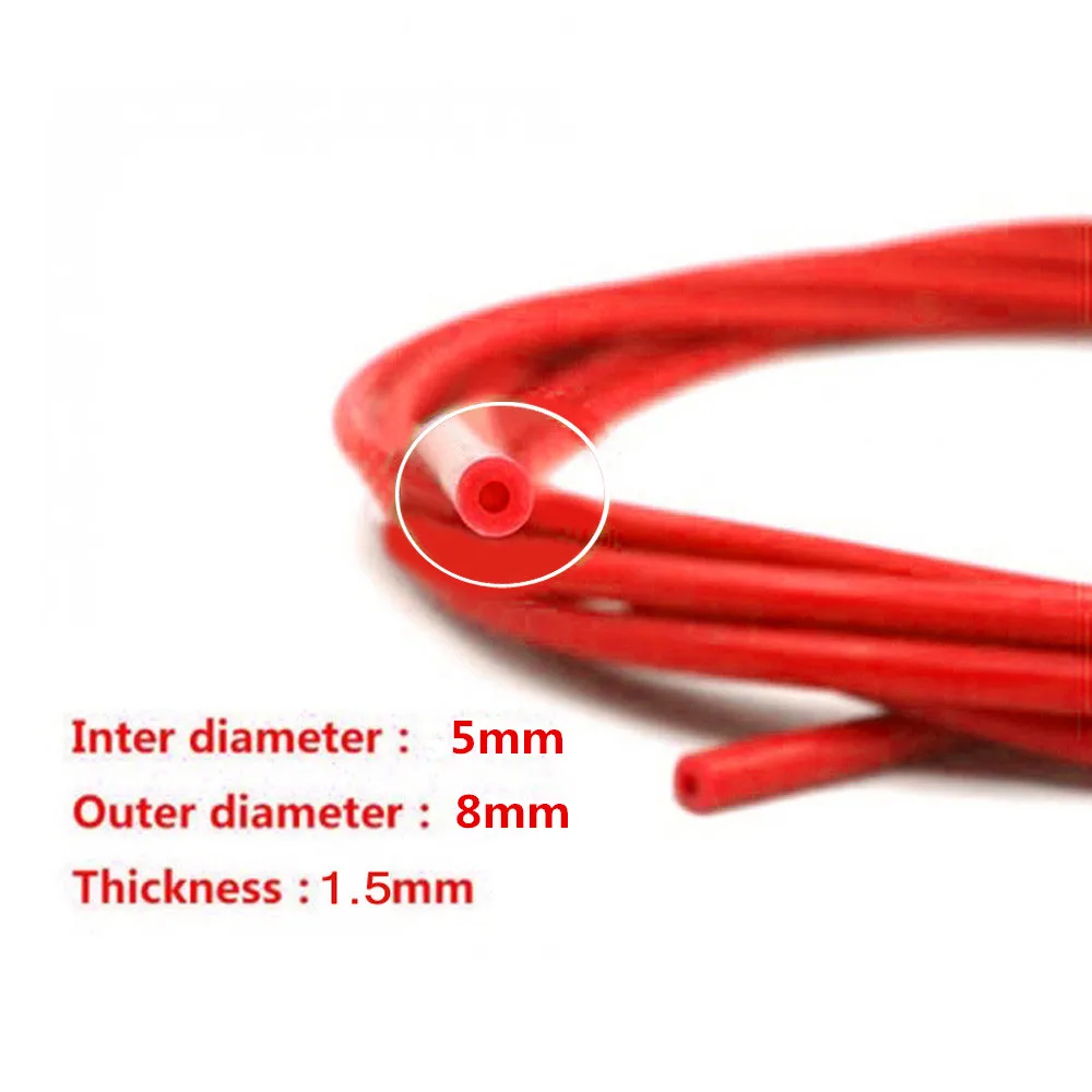 

Practical Useful Portable Vacuum Hose 5mm Accessories Anti-aging Car Fuel Line Motorcycle Silicone Replacement