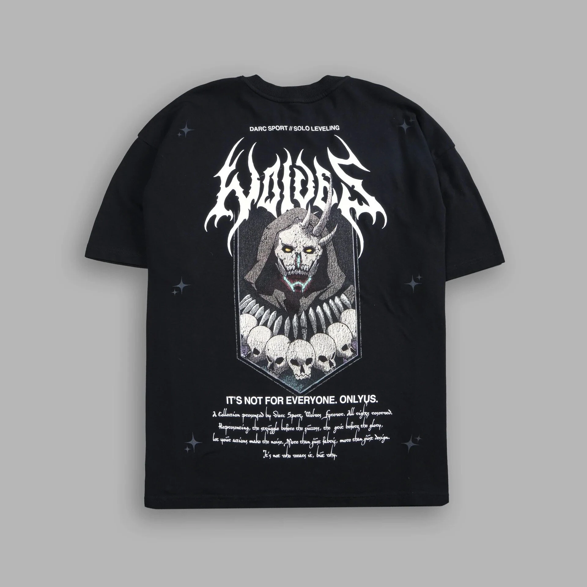 Hot Sale GYM Wolf Head November New Style Personalized Printed Sports Top - Cotton Couple's Identical Round-neck T-shirt