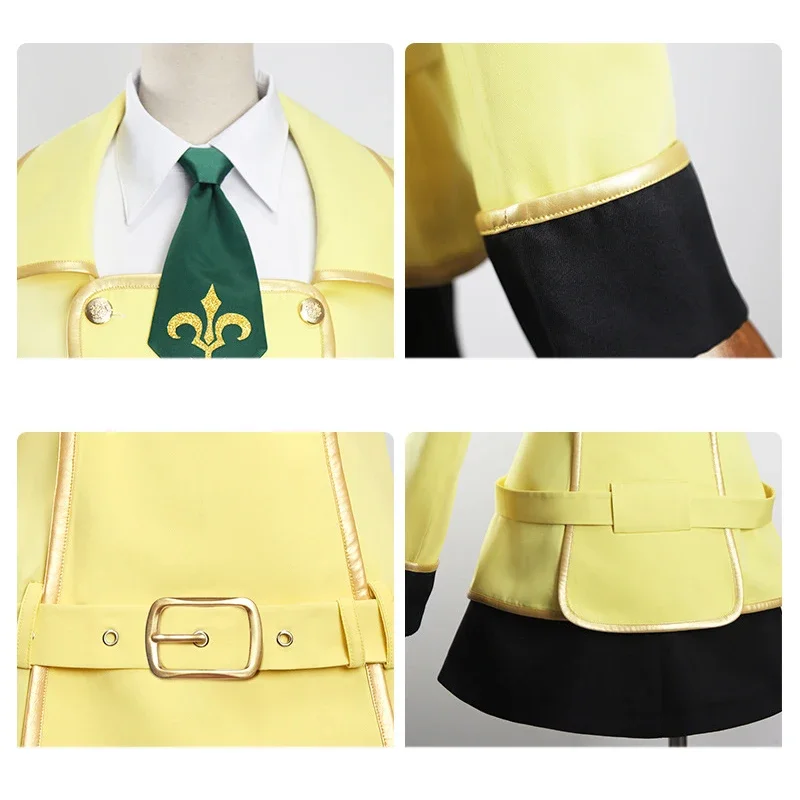 Shirley Fenette Cosplay Costumes Ashford Academy Uniform Anime Code Geass C.C. Role Paly Female Halloween Carnival Party Dresses