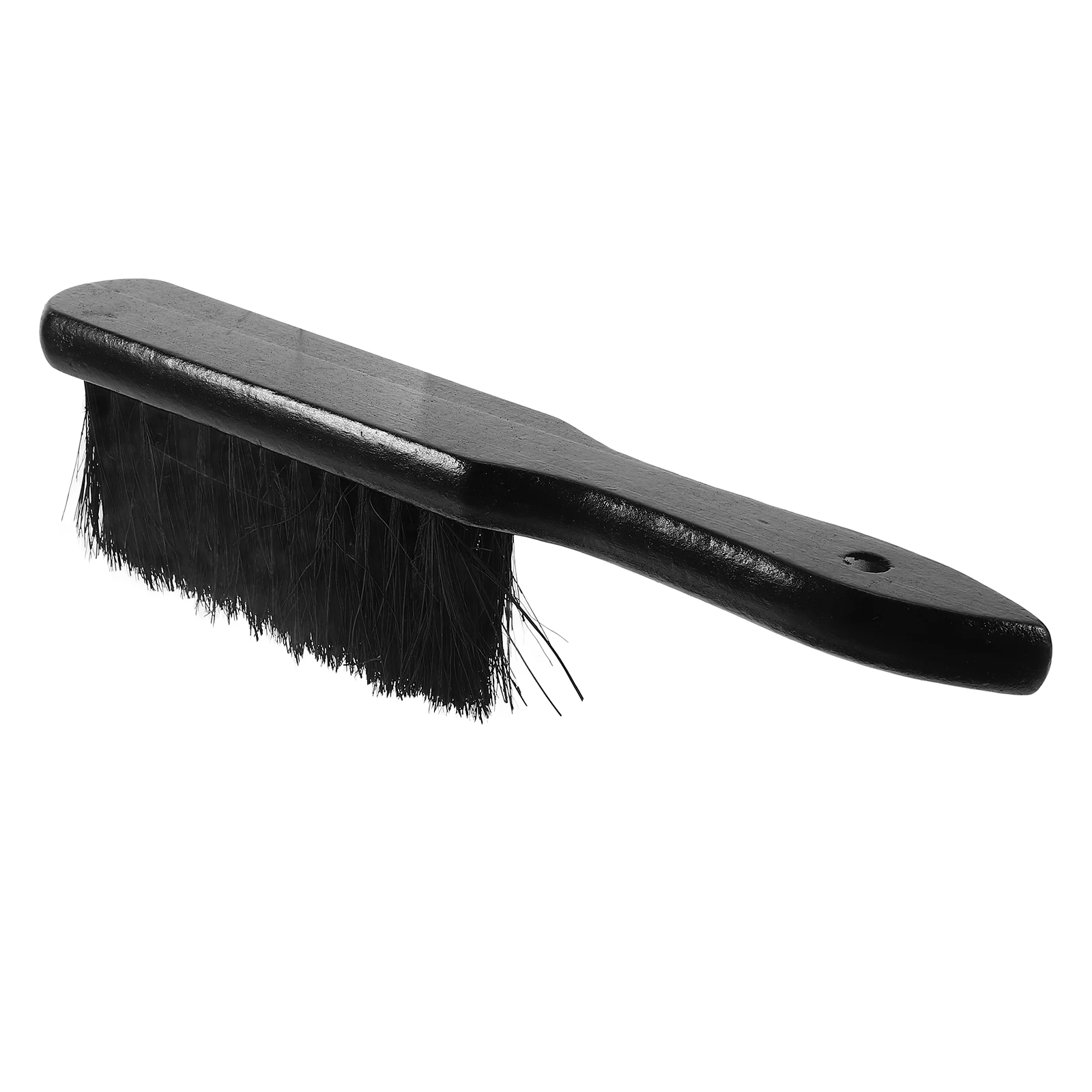 Fireplace Brush Black Ergonomic Handle Multipurpose Cleaning Tool for Hearth Stove Kitchen Accessories