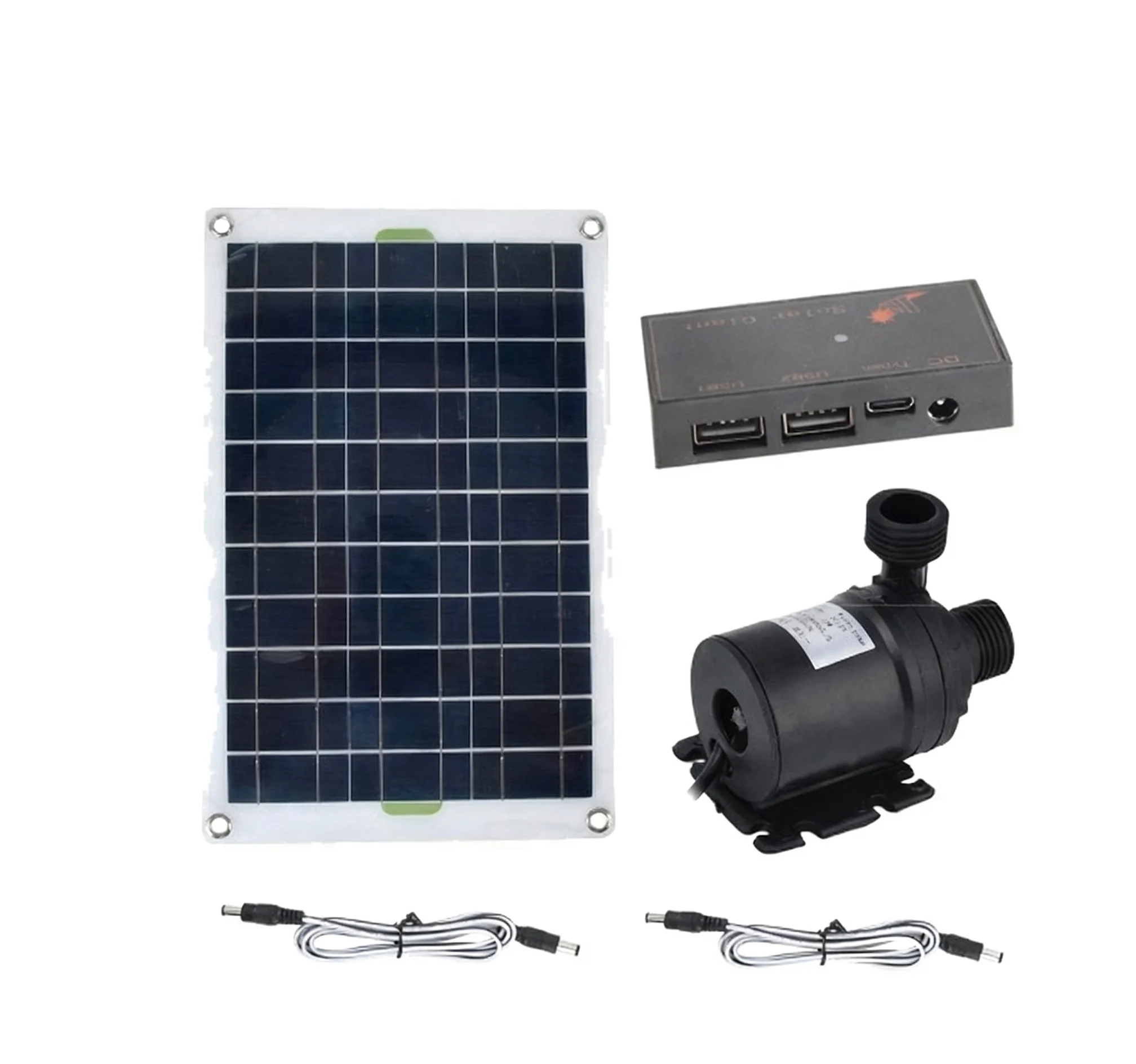 Solar Pond Pump Garden Water Pump Solar Powered Low Noise Multiple Wattage Options Eco