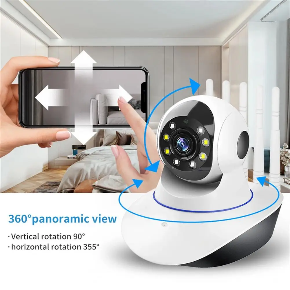 Wifi Survalance Cameras HD 5MP Wireless IP Mini Camera CCTV 5G Camcorder Color Night Vision Smart Auto Tracking Motion Detection
