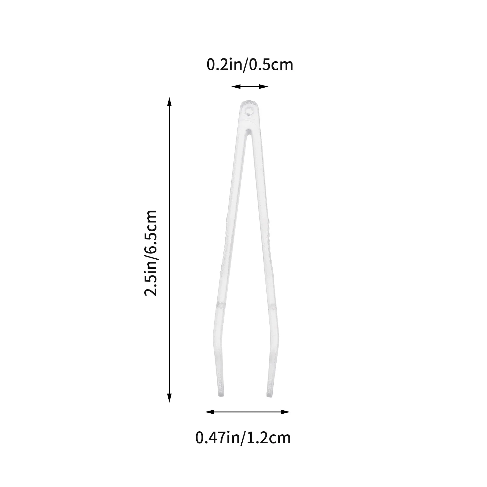 Pincettes d'extension de cils, 50 pièces, Clips de maquillage en plastique Transparent, applicateur de faux cils, outil de retrait pour une utilisation précise