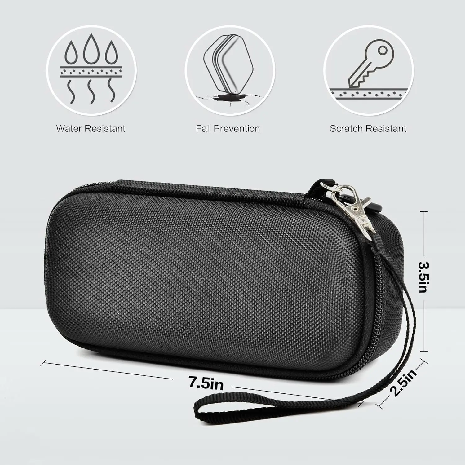 Case Compatible with Portable Air Pump, 120 PSI Air Compressor, Car Tire Inflator Storage Bag (CASE ONLY)