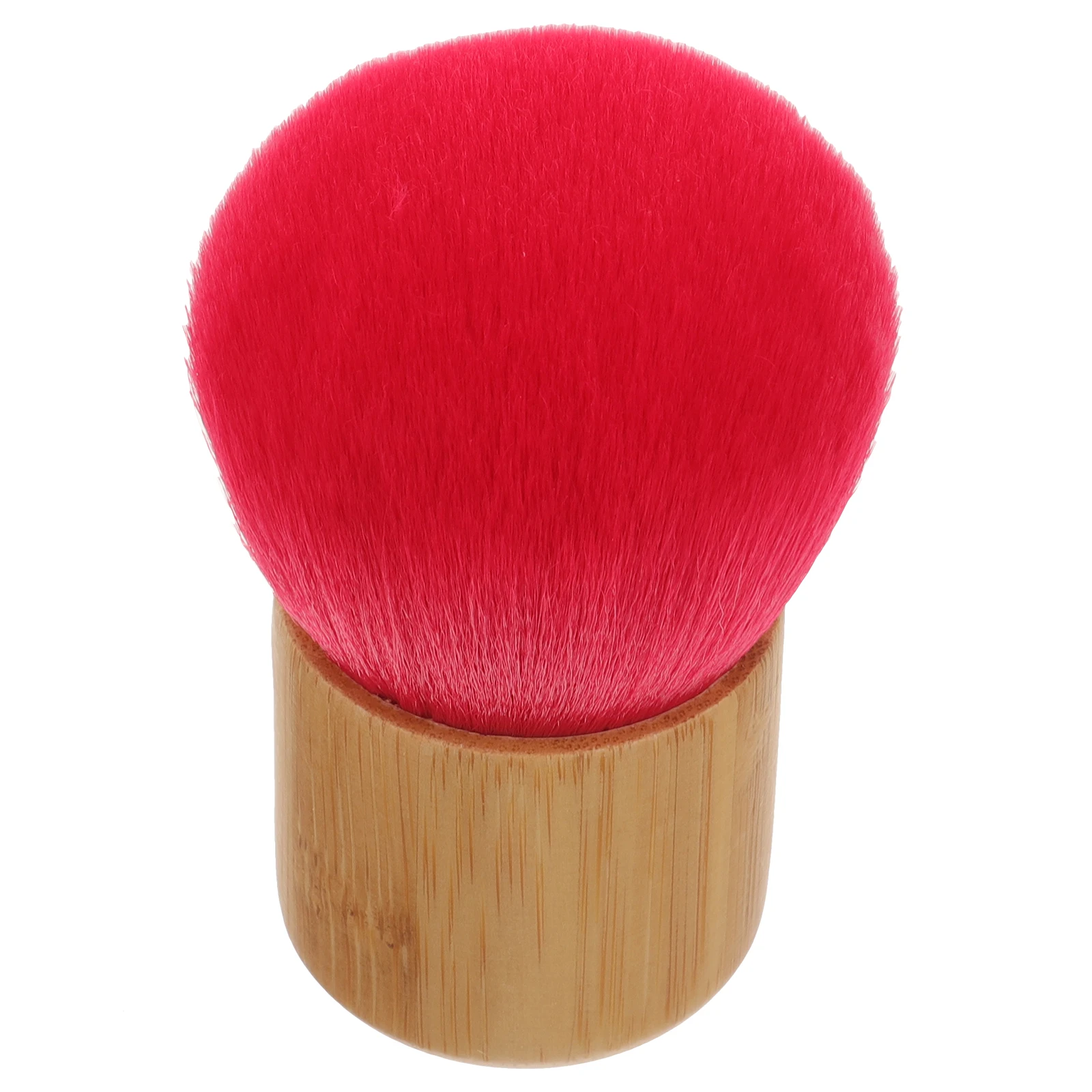 Pincel de pó de design exclusivo para rosto, pó solto, blush, tamanho de viagem, fibra artificial, ferramenta de maquiagem, presente