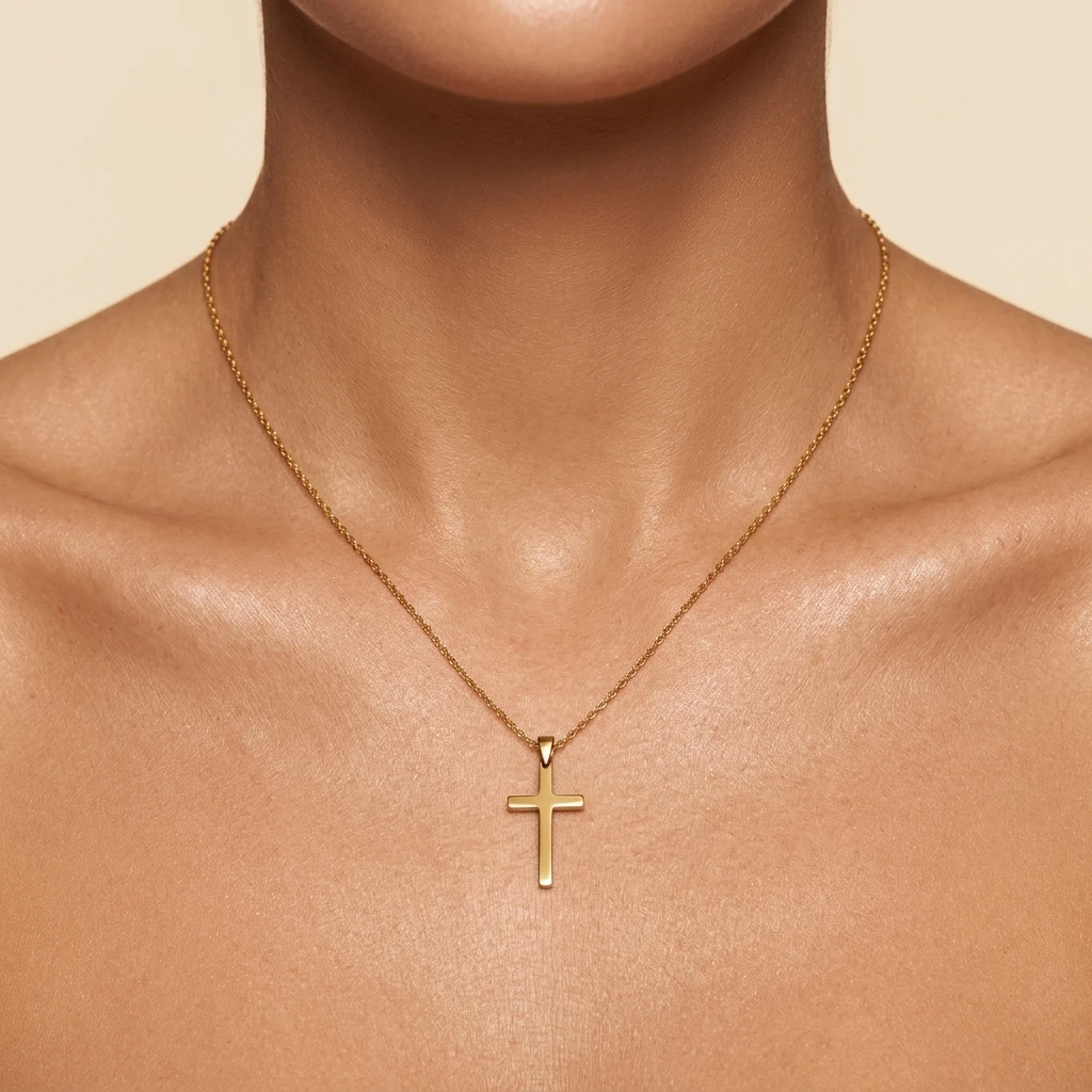 

1PCS Bohemian Style Metal Cross Necklace Gift for Beautiful Girls Anniversary/Birthday Present