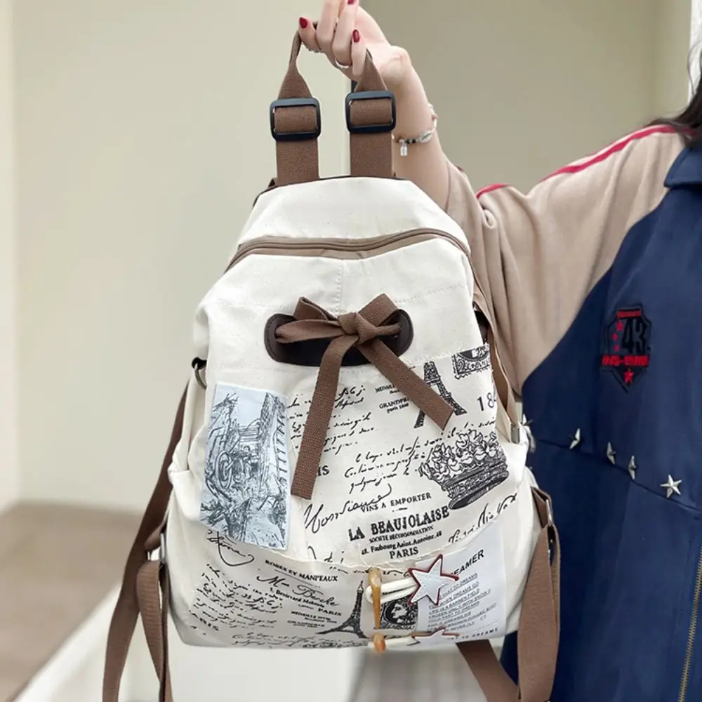 

Women Shoulder Backpacks Nylon Patchwork Backpack High Capacity Wear-resisting Casual Schoolbags Mochila Ins School Bags Unisex