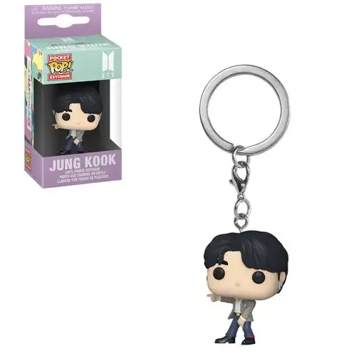 Funko POP جيب المفاتيح لعبة فريق الرجال RM SUGA JUNG KOOK JIMIN Jin V J-HOPE جيب البوب المفاتيح الفينيل الشكل جمع اللعب