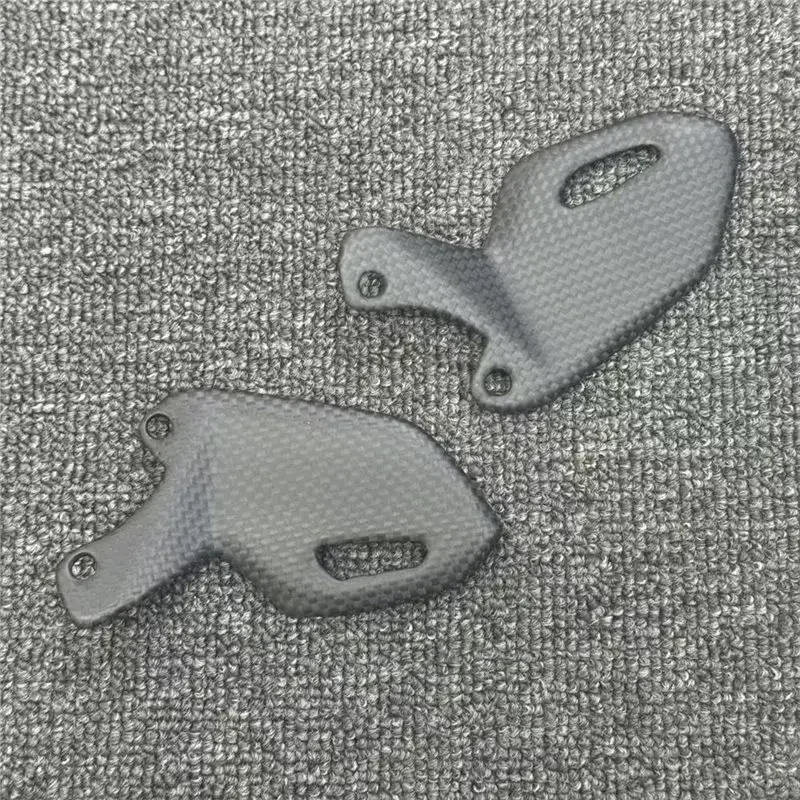 ل DUCATI DesertX Desert-X 2022 2023 2024 2025 كعب الحرس حامي 100% ألياف الكربون القدم الجناح Rearset موتو اكسسوارات