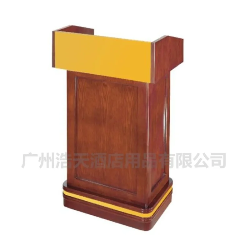 European-style podium, wooden multimedia podium PHZ-1 hotel information desk