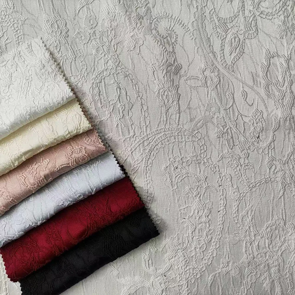 결혼식 댄스 생일 크리스마스 파티를위한 절묘한 소년의 검은 자카드 정장 3 피스 자켓 조끼 바지 맞춤 세트