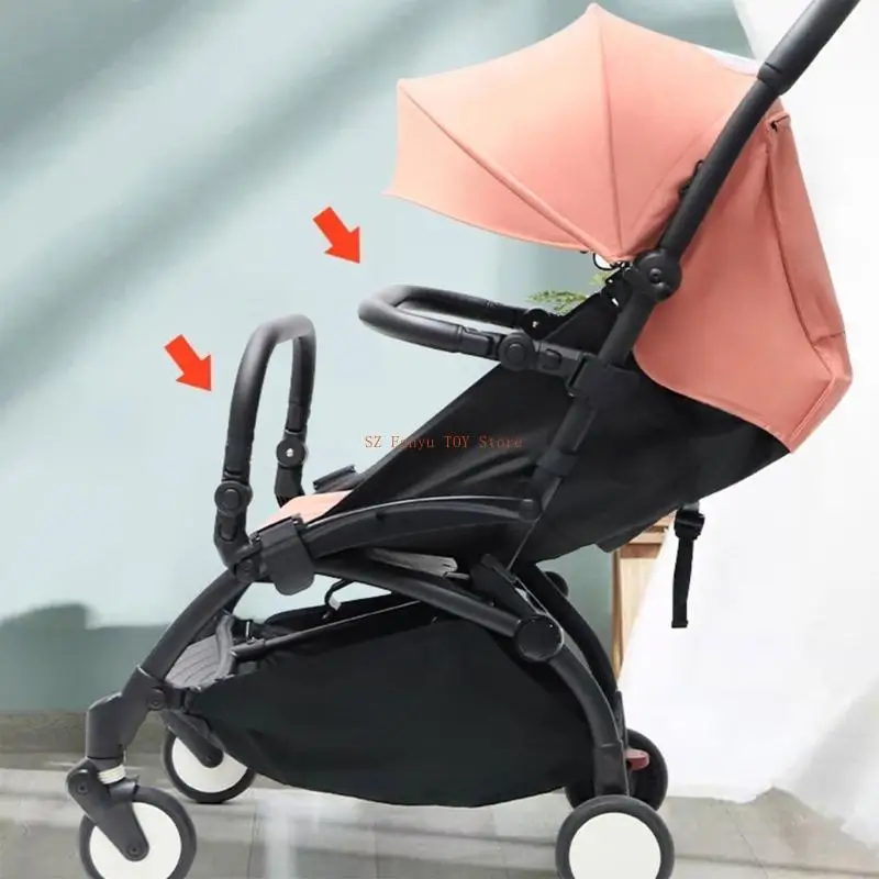 Barra flexible 96GC barra legrest para mayoría los accesorios cochecito cochecitos para bebés