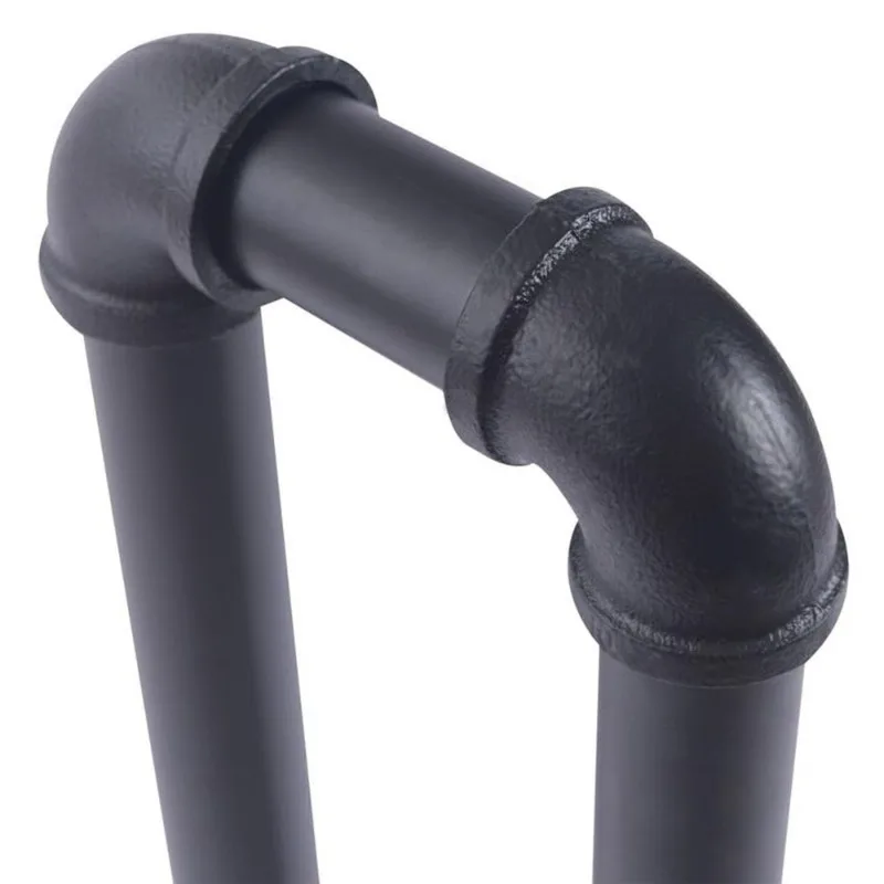 Stair handrail Cross-border American industrial wind wrought iron 85cm retro matte U-supported outdoor railing