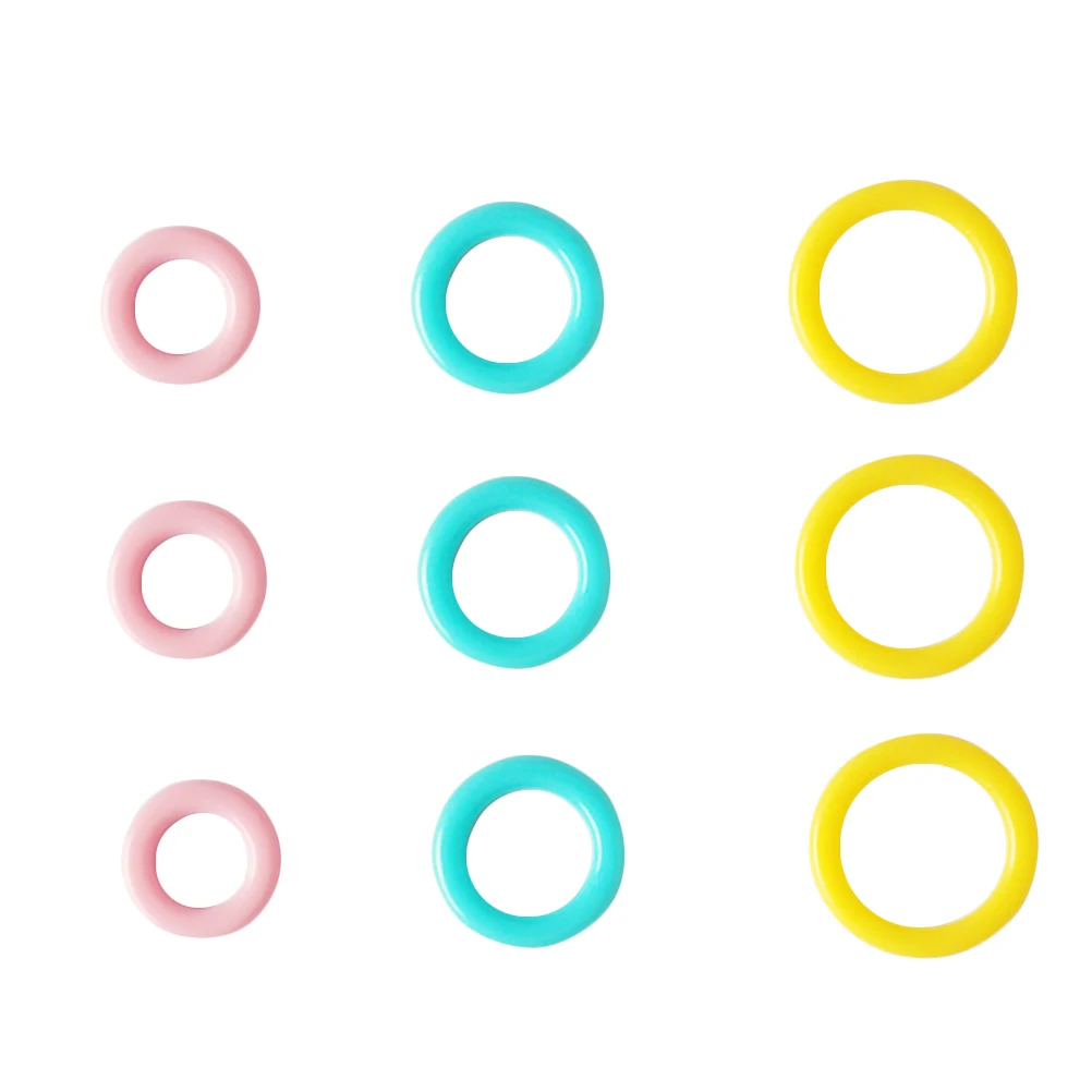 

120Pcs Knitting Stitch Markers Durable Flexible Plastic Mark Beginning Ending Pattern Stitches Crochet Stitch Markers