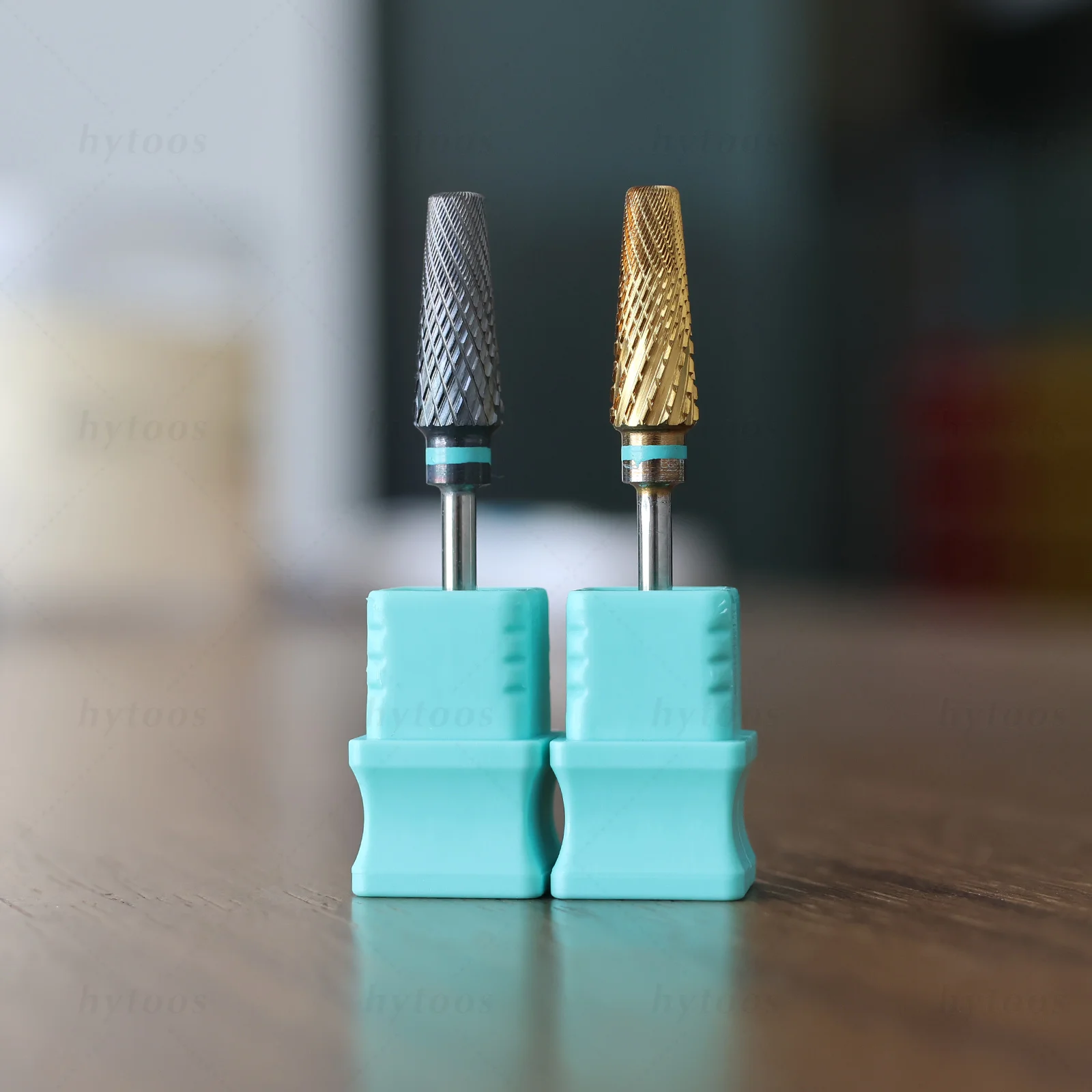 HYTOOS السلامة 5 في 1 برو مسمار لقمة ثقب DLC/كربيد التيتانيوم مدبب مسمار بت لإزالة الجل ملف التدريبات اكسسوارات أدوات #6