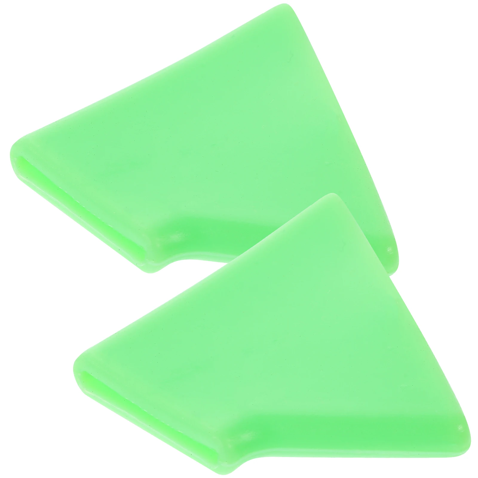 

2 Pcs Kitchen Knife Back Pad Silicone Finger Cots Rubber Protectors Covers Anti Rust Cutting Resistant
