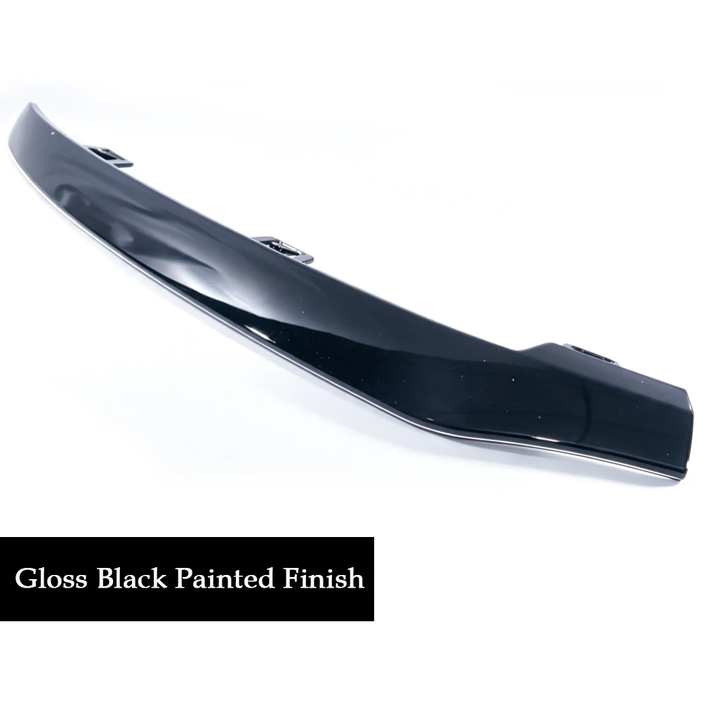 For AMG Line Sport Front Bumper Trim StripFor Mercedes Benz GLC Pre-facelift SUV Coupe X253 C253 Gloss Black Knight  2015-2019