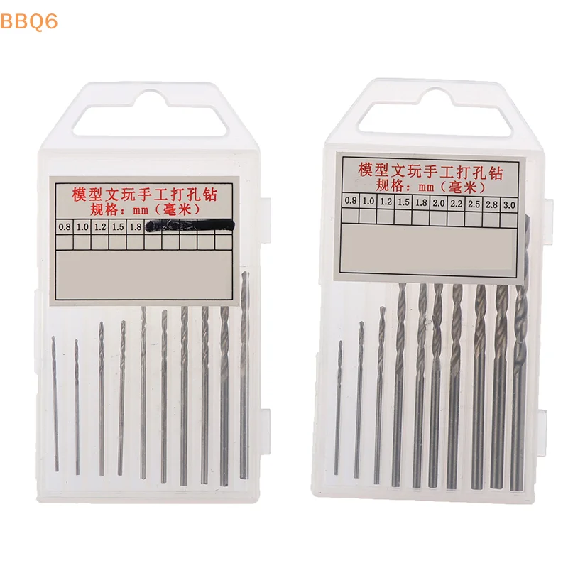 

*0.8mm-3.0mm Straight Shank PCB Twist Drill Bits Set 10Pcs/set Mini Drill HSS Bit Electrical Drill Tool Part