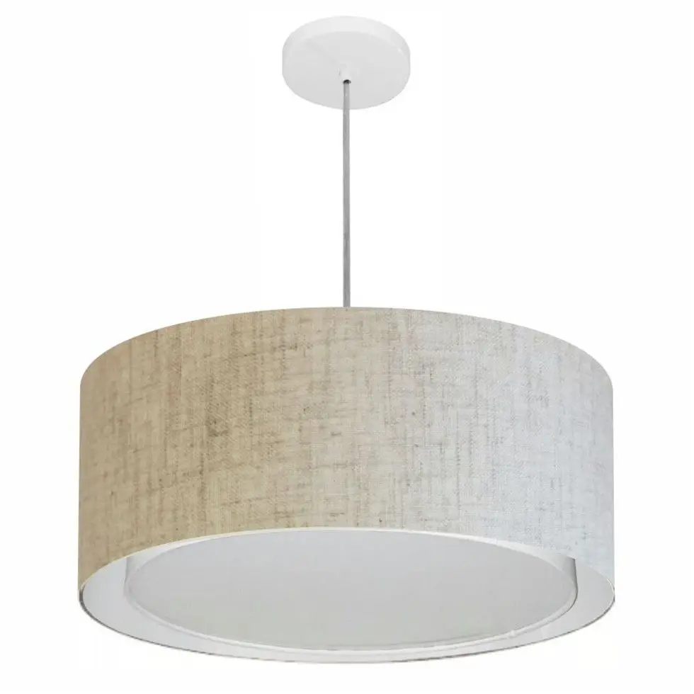 MJ-4294 Beige Russian Cylindrical Pendant For Dining and Being Table