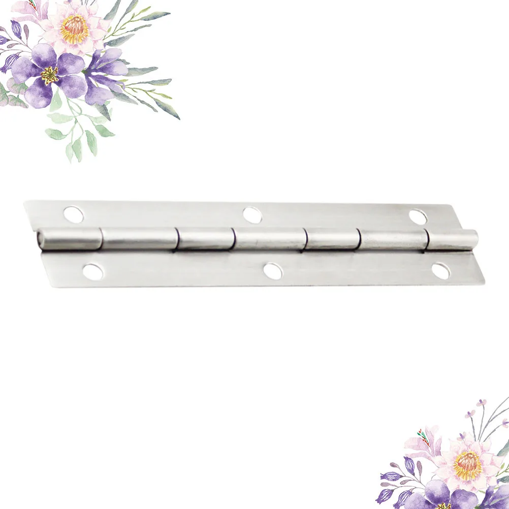 مفصلة من الفولاذ المقاوم للصدأ سميكة ومتينة ومفصلة باب بخط طويل لخزانة خشبية وأثاث معدني وتركيب الأجهزة المضادة للصدأ #4