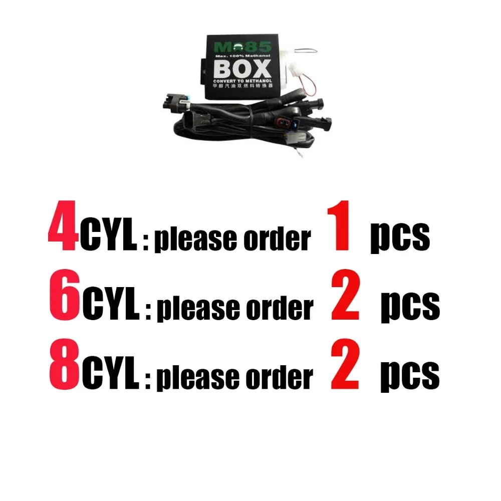 kit 4/6/8CYL 4CYL Methanol Car kit , extremely Cold Winter Engine Starting Petro M100 M85 M50 4 in One methanol conversion