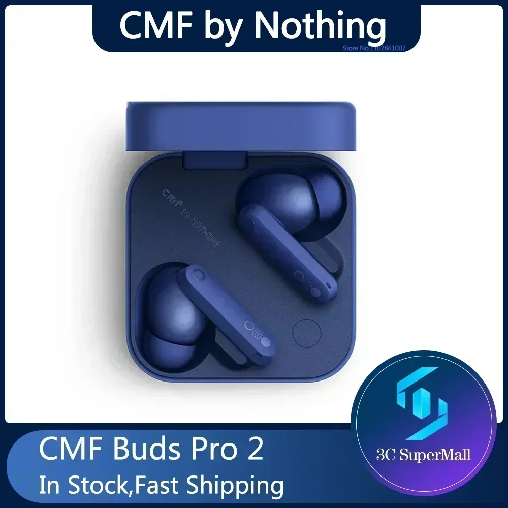 Global Verison! CMF by Nothing Buds Pro 2 CMF Buds Pro 2 Earphones Bluetooth 5.3 50dB Hybrid ANC 6HD MICS IP55 Waterproof