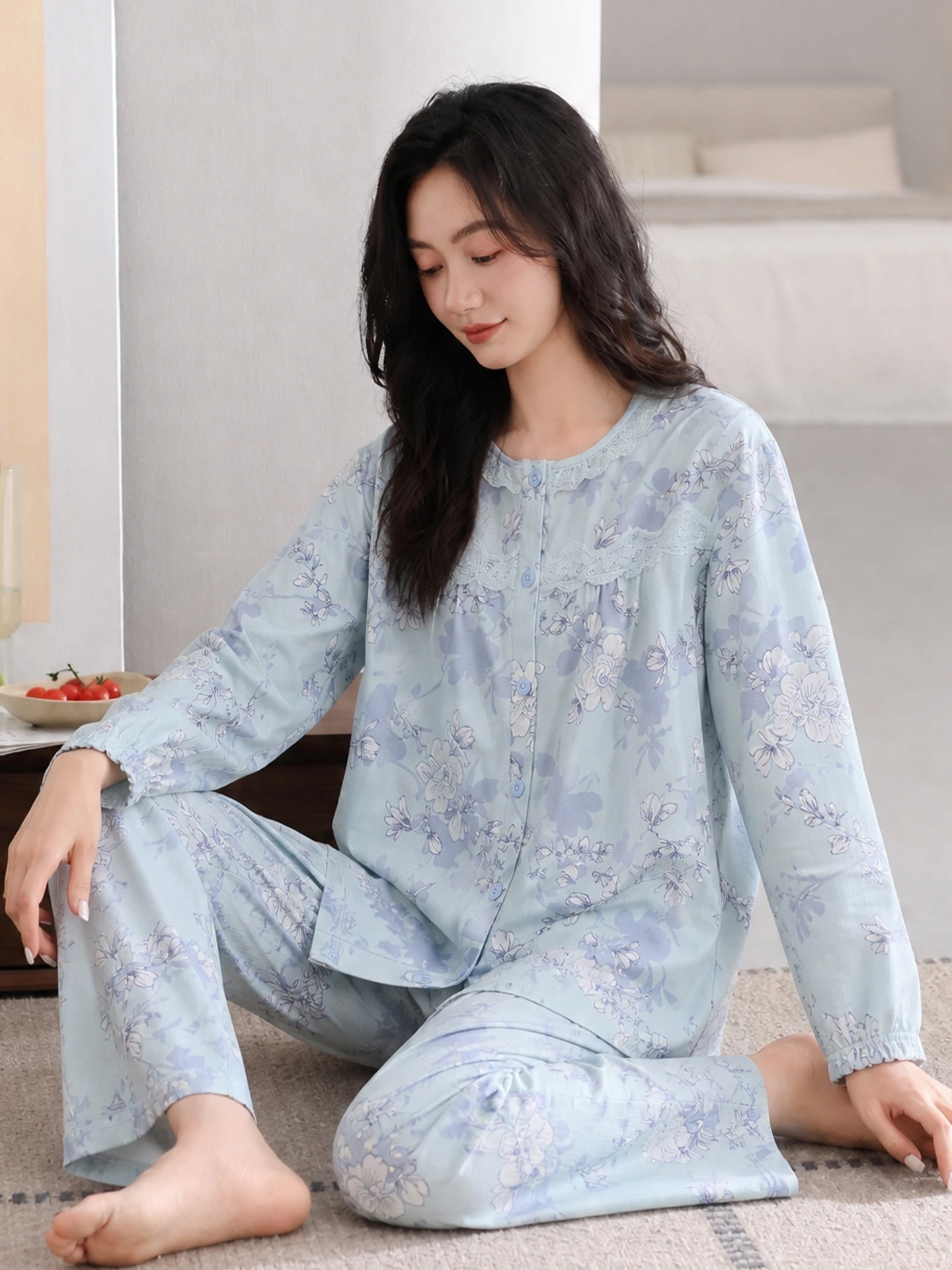 conjunto-de-ropa-de-dormir-de-manga-larga-de-algodon-puro-para-mujer-estilo-cardigan-ropa-de-casa-holgada-casual-para-otono-y-primavera-talla-grande-abrigo-para-mama