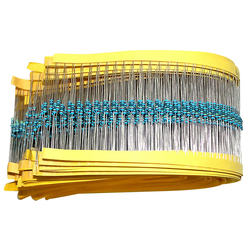 

1460pcs Metal Film Resistors Kit 1/ 1% Accuracy 73 Values Resistor Assortment Soldering Pack Electronics Instrument