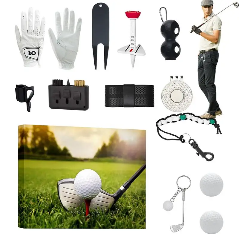 Golf Advent Calendar 2024 Holiday Countdown Calendar for Man Dad Practical Golf Accessories for Beginner Friends Golf Enthusiast