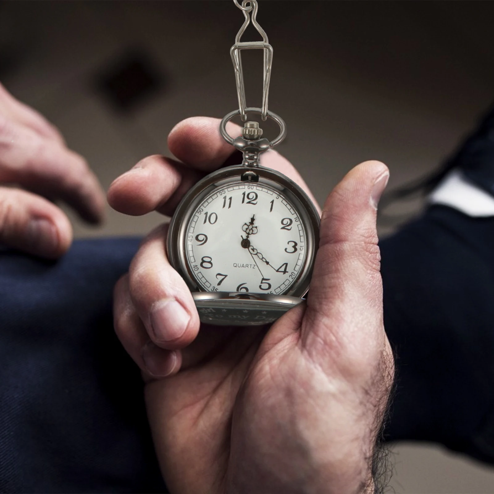 

Vintage Pocket Watch Hanging Retro Necklace Clothing Pendant Alloy Accessories Men and Women